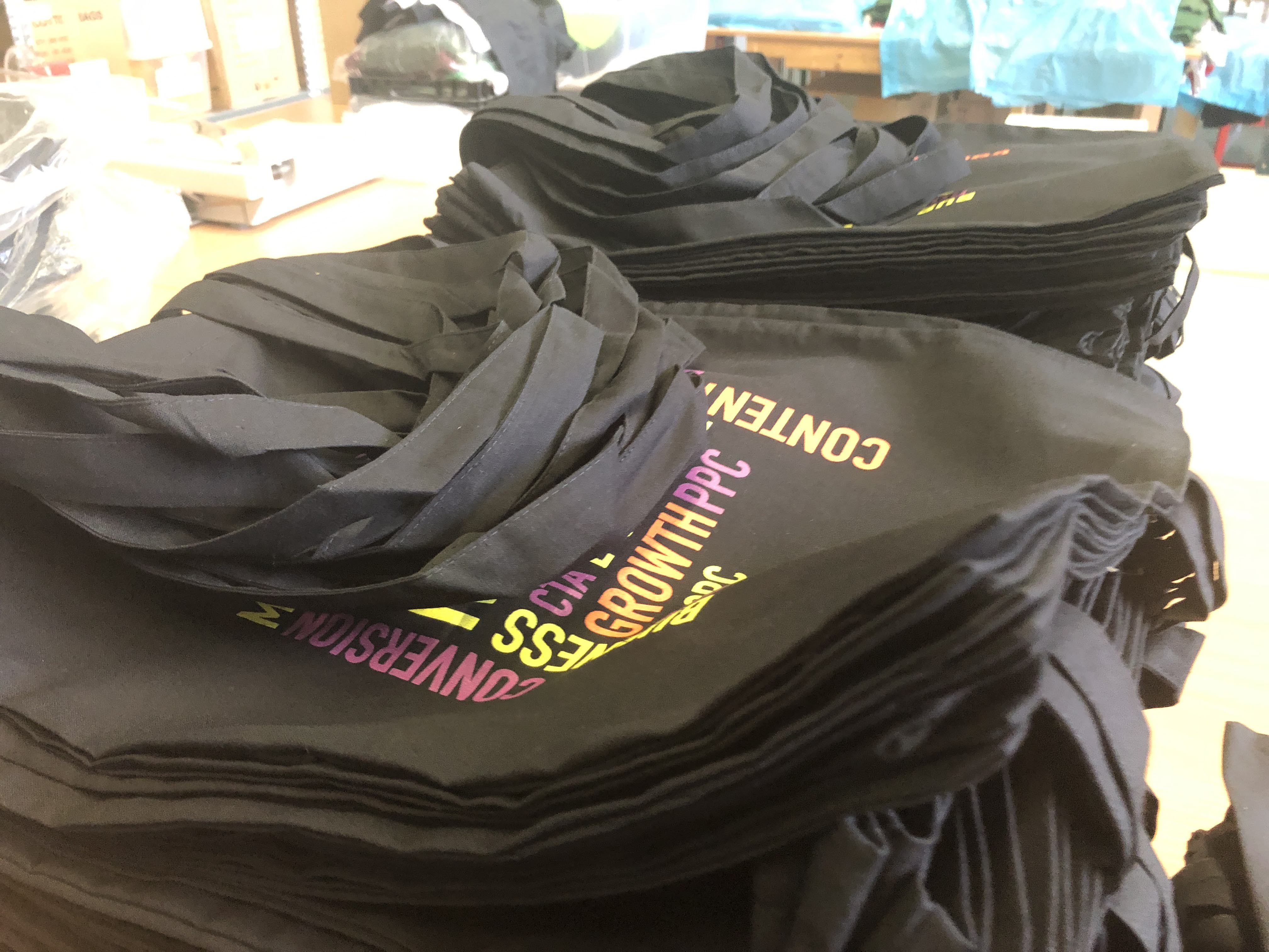 Černé látkové tašky